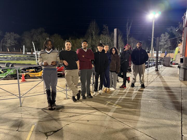 Lorem, Inc team on a go-kart night out